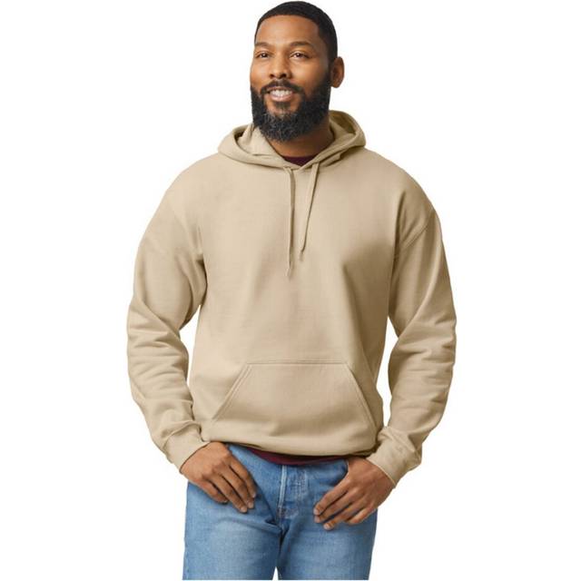 (XL, Sand) Gildan Unisex Adult Softstyle Fleece Midweight Hoodie