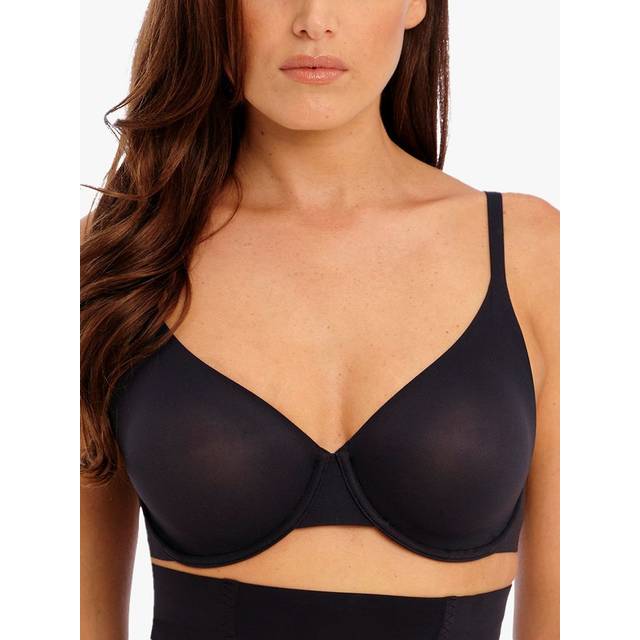 Wacoal Womens Ines Secret Moulded Non Padded Bra - Black Polyamide - Size 32DD
