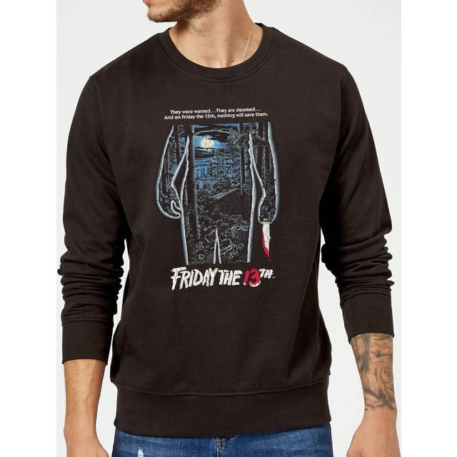 Friday the 13th Vintage Poster Sweatshirt - Black - M - Black