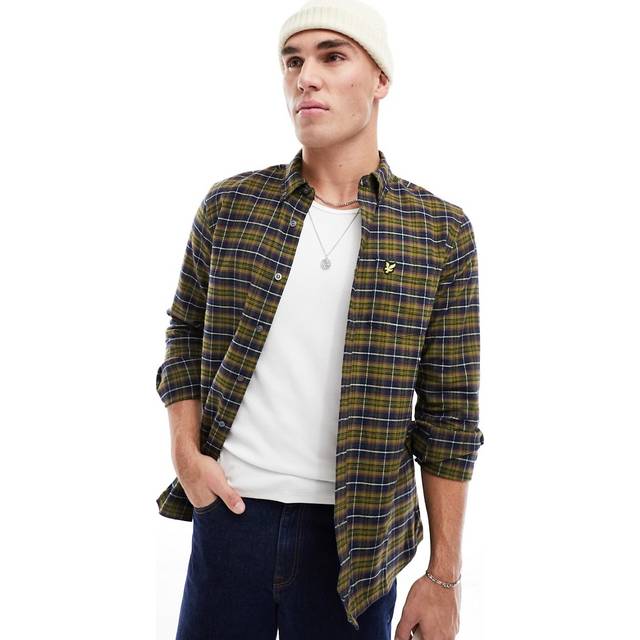 Flannel plaid shirt Lyle & Scott - Jaune - XS