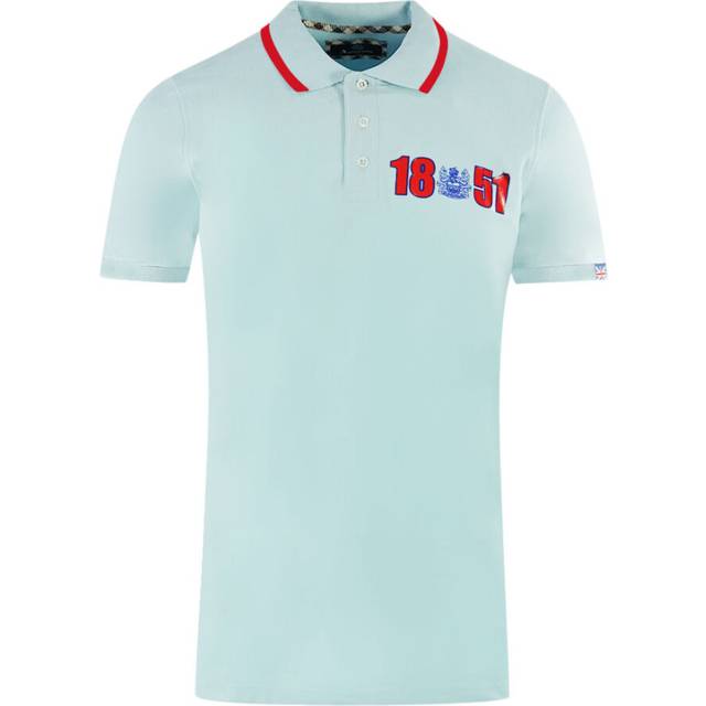 (M) Aquascutum London 1851 Light Blue Polo Shirt