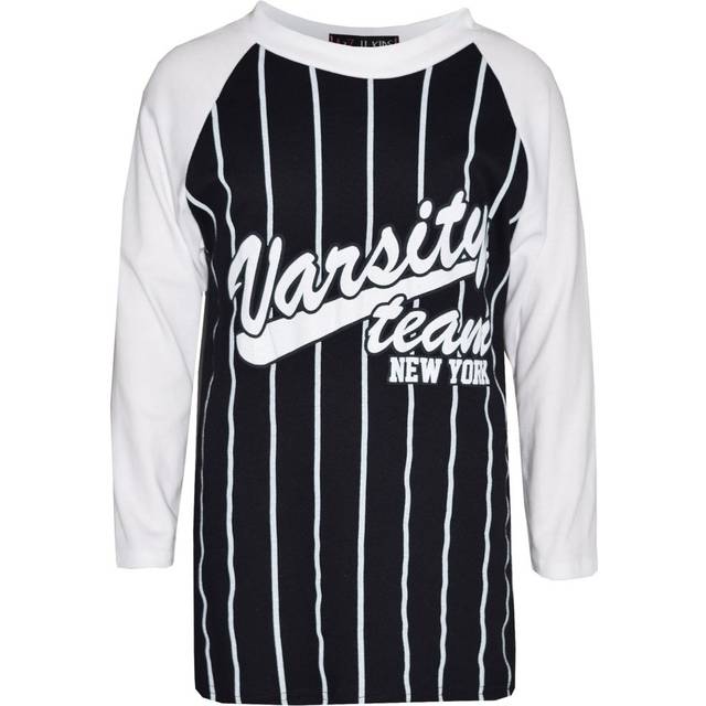 Boys top kids designer's varsity team york print t shirt tops age 7-13 years