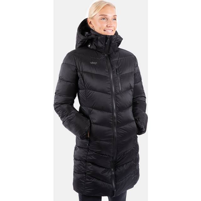 Uhip - Nordic Mid Coat Jet Black - 44 - Svart