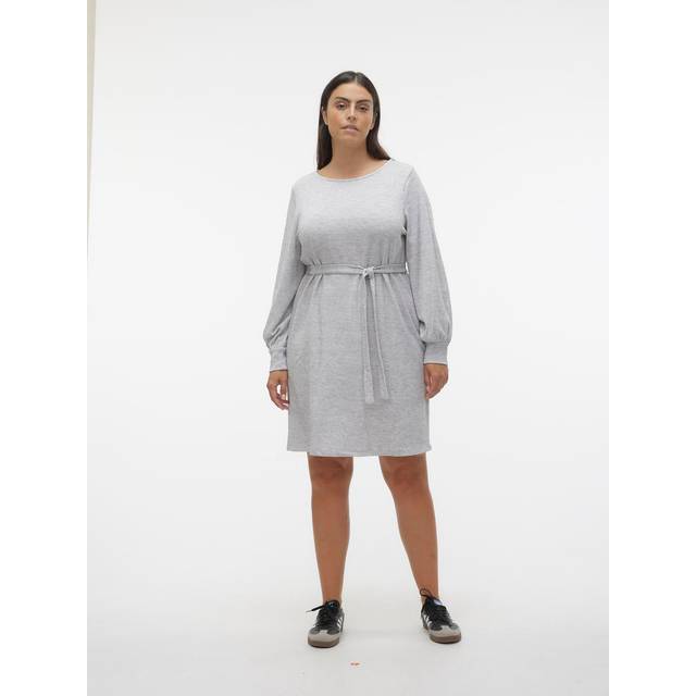 Vmcotea Kort Klänning - Light grey melange - M-46/48