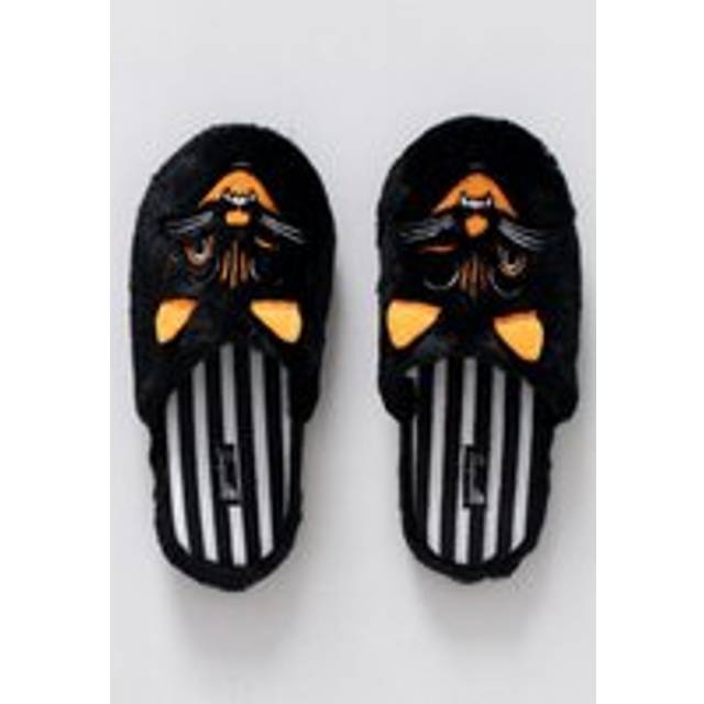 Sourpuss Clothing - Furry Jinx The Cat - Slippers - black - EU 37 - 100% Polyester