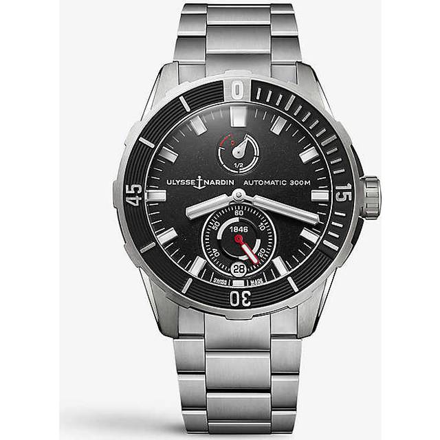 Ulysse Nardin Mens Titanium 1183-170-7m/92 Diver Automatic Watch 44m - TITANIUM