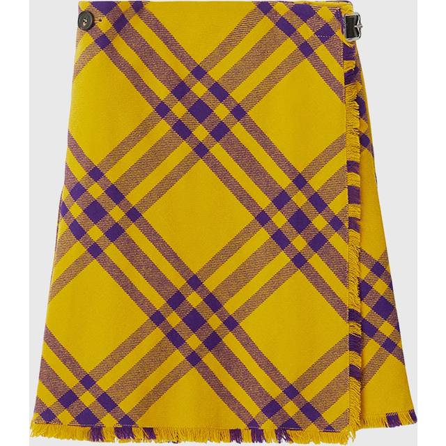 Burberry-Kilt Gonne Giallo-Donna - Yelow - 4UK