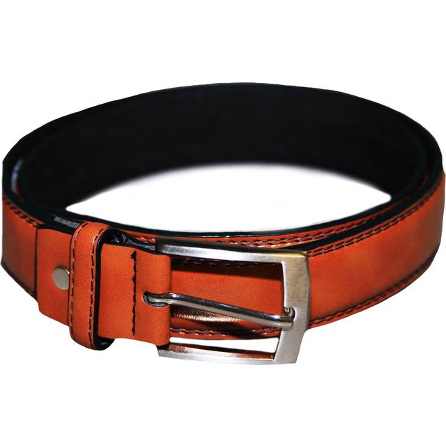 (L, Tan) Forest Mens Leather Belt