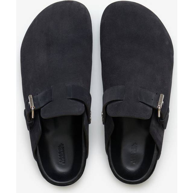 Isabel Marant Black Mirvinh Slippers - 02FK FADED BLACK - IT 39