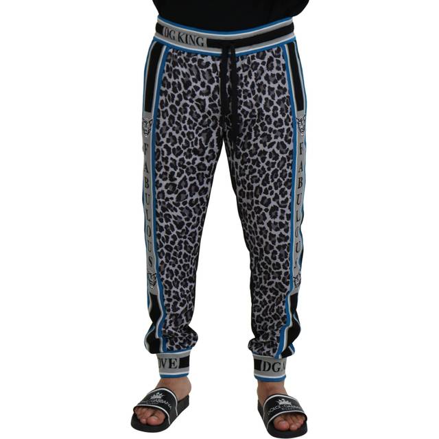 Dolce & Gabbana Multicolor DG King Leopard Print Jogger Pants - IT52 | L