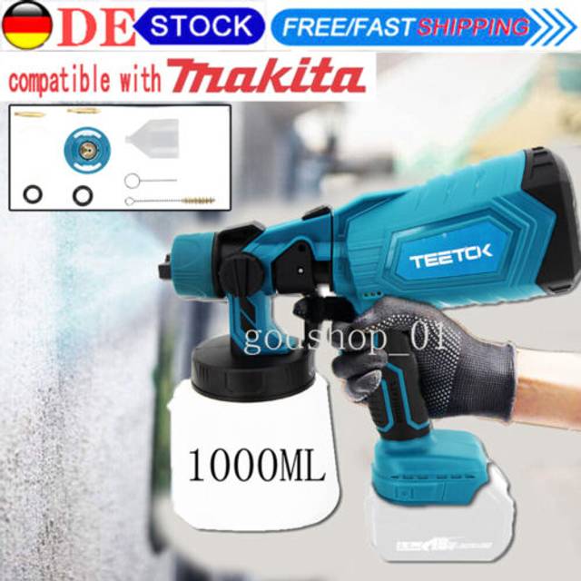 Paint sprayer spray gun airless hvlp electric 3000w spraygun hand held fence