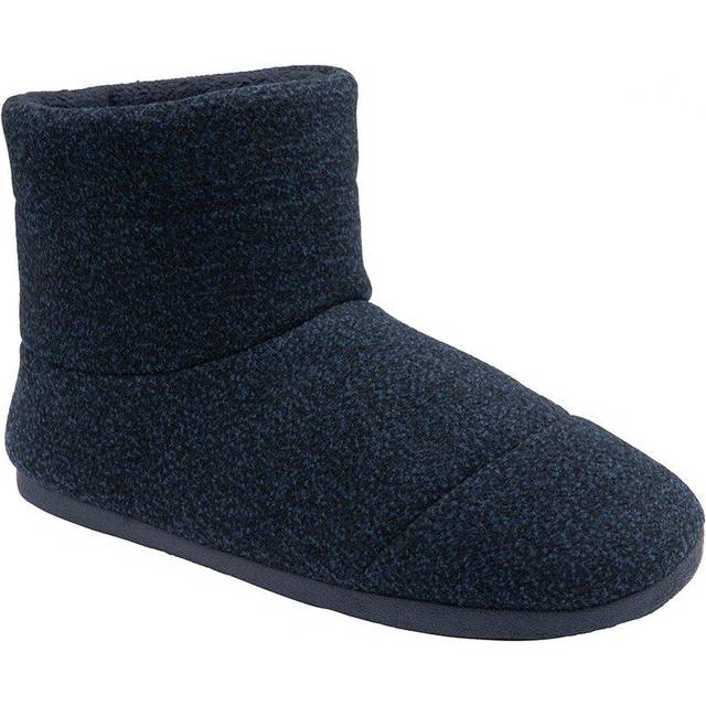 Dunlop Mens Indoor Boot Slippers - Navy - UK 12
