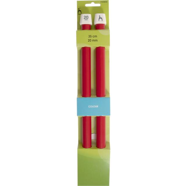 Pony Classic Coloured Plastic Knitting Needles - 35cm x 20.00mm (P57672)