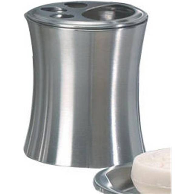 Group   Elite Collection Toothbrush Holder - Double Wall Stainless Finish -pack of 3