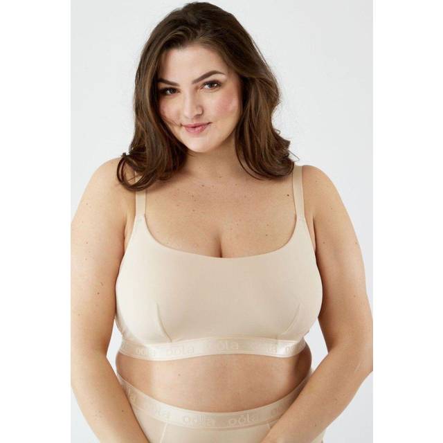 Womens Everyday Hidden Underwired Bralette - Beige - 40FF
