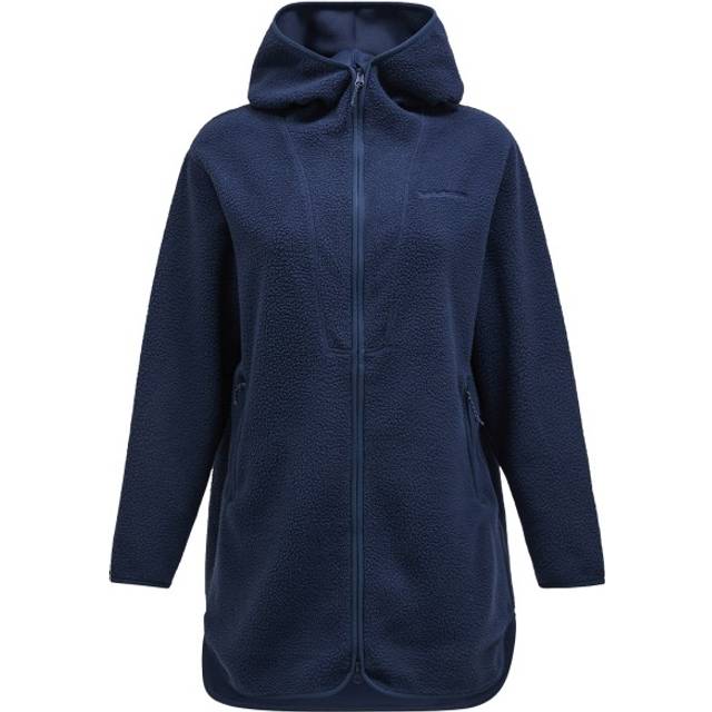 Pile Long Zip W jacka, BLUE SHADOW, Dam, XS