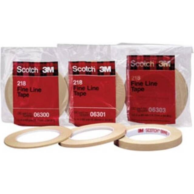 3M MMM-6307 0.18 in. x 60 Yards Fine Line Masking Tape