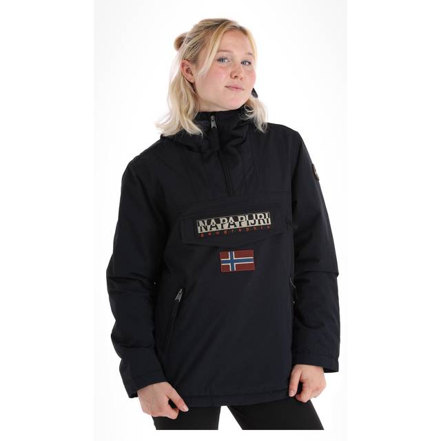 Jacket with pockets for women Napapijri Rainforest Winter - Noir