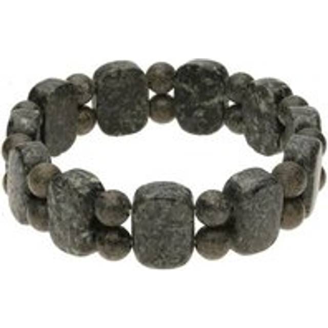Preseli Bluestone Cushion and Bead Stretch Bracelet D