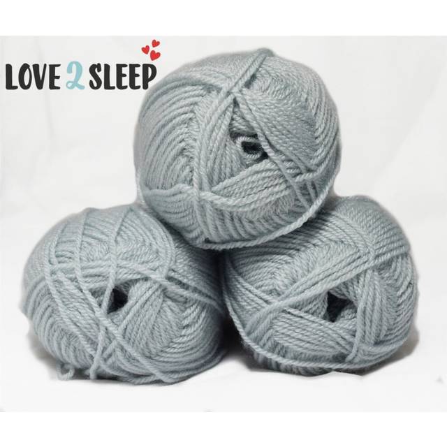 (Wool Silver) PREMIER VALUE DOUBLE KNIT YARN ACRYLIC WOOL 3 X 100G