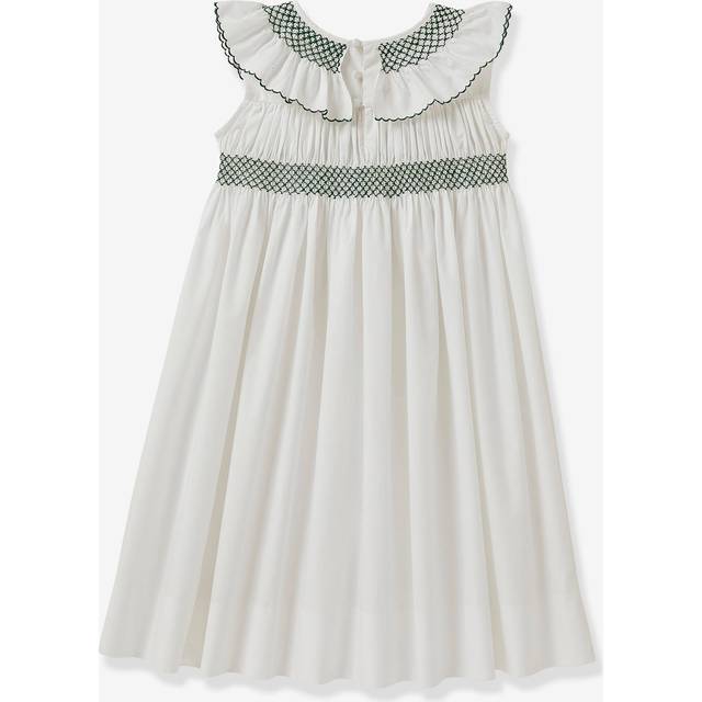 Bianca Dress for Girls - Parties & Weddings Collection by CYRILLUS white