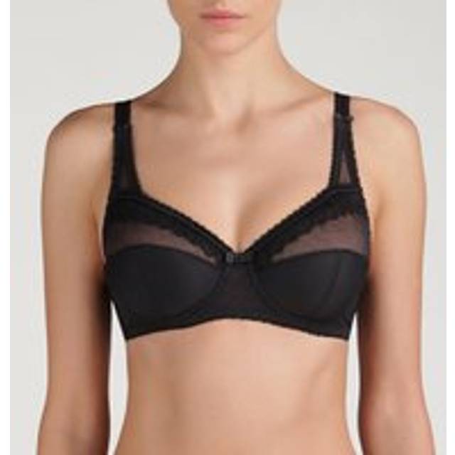 Cross Your Heart Feminine Bra - Black - 36C