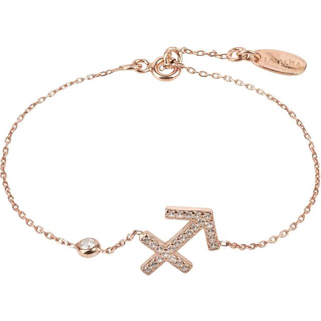Zodiac Horoscope Star Sign Bracelet Sagittarius - Rose Gold - One Size