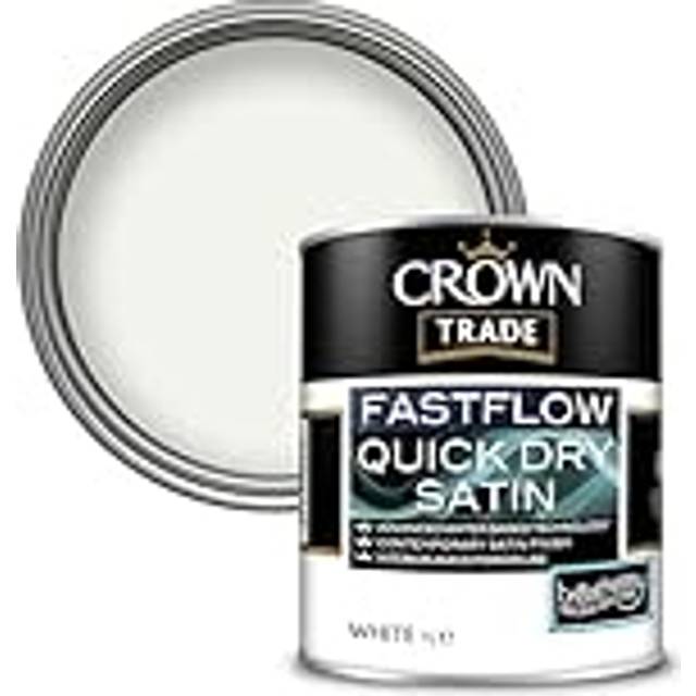 Crown Trade Fastflow Quick Dry Satin - White - ["White"]
