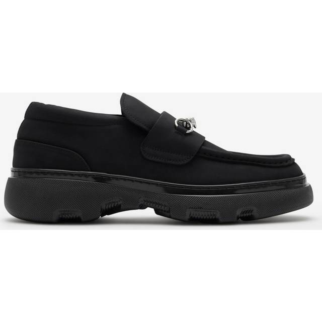 Burberry Black Creeper Clamp Loafers - BLACK - IT 40