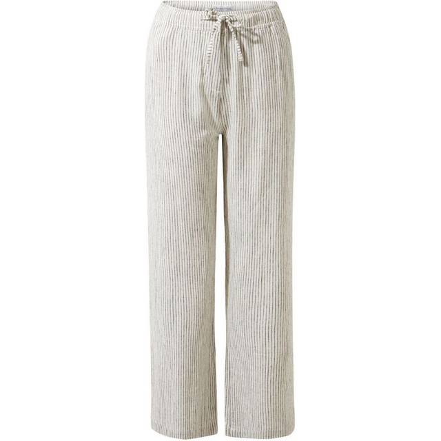 (18 UK, Cool White/Navy) Craghoppers Womens/Ladies Linah Striped Lounge Pants
