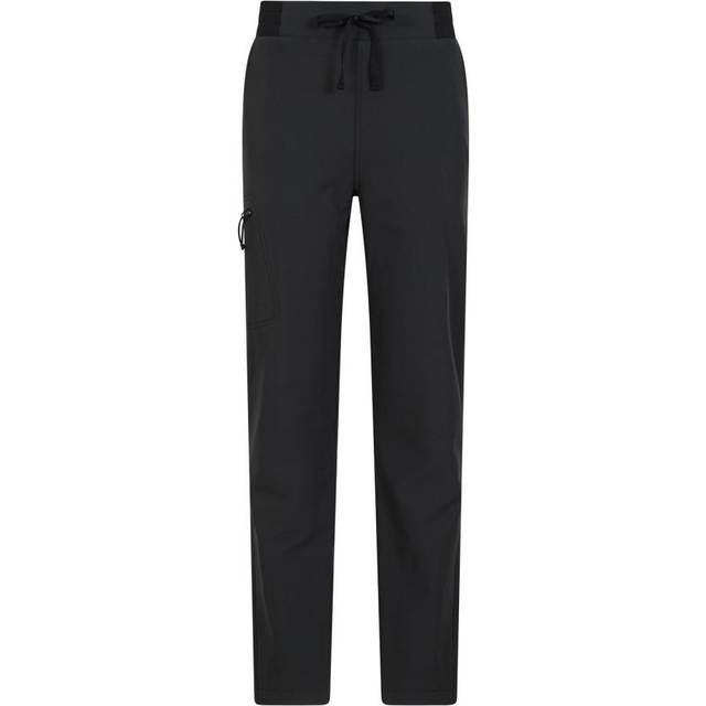 (18 UK, Black) Mountain Warehouse Womens/Ladies Adventure Water Resistant Hiking Trousers