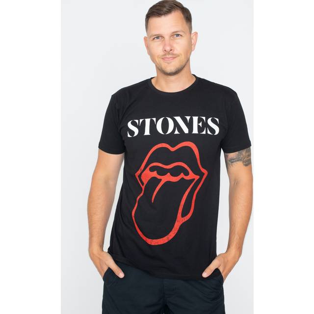 The Rolling Stones - Sixty Classic Vintage Tongue - T-Shirt - black - S - 100% Cotton,Jersey
