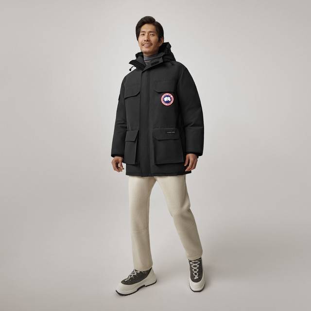 Canada Goose Black Expedition Down Jacket - Black - Noir - XL