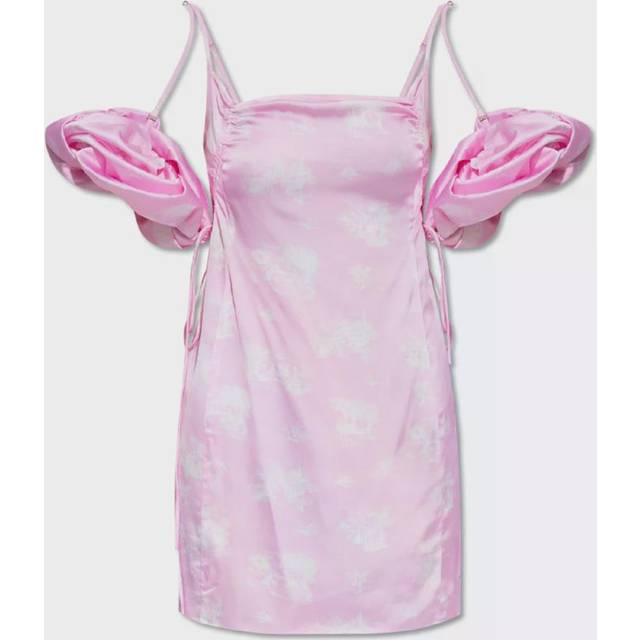 JACQUEMUS Pink Le Chouchou 'La Mini Robe Chouchou' Minidress - 4BW Print Toile Pink - FR 40