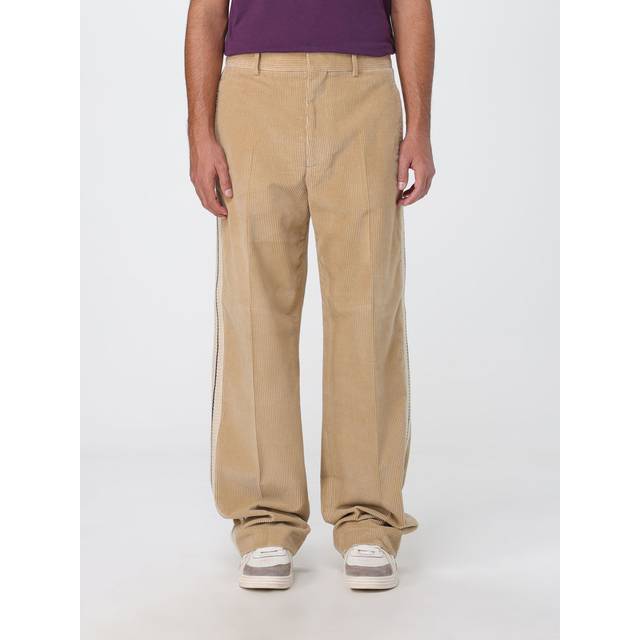 Palm Angels-Corduory Suit Tape Pantaloni Beige-Uomo - 48IT