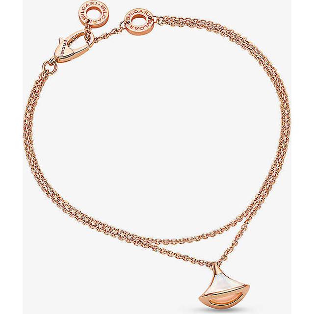 Bvlgari Rose Gold and Mother-of-Pearl Divas' Dream Bracelet - M/L