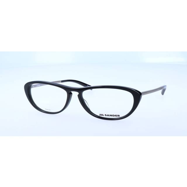 Jil Sander J 4013 A Women&#39;s Eyeglasses Black Size 53 (Frame Only) - Blue Light Block Available (53)