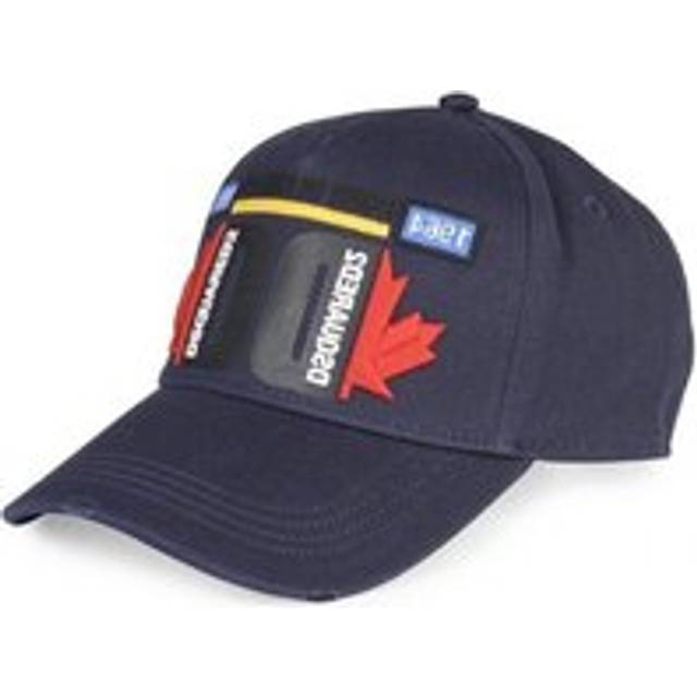 Men's Dsquared2 DD Maple Leaf Baseball Cap in Navy - Size: ONE size