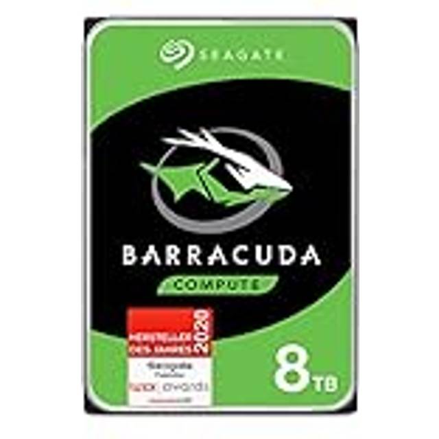 Seagate Barracuda ST8000DM004 - Hårddisk - 8 TB - intern - 3,5" - SATA 6Gb/s - buffert: 256 MB