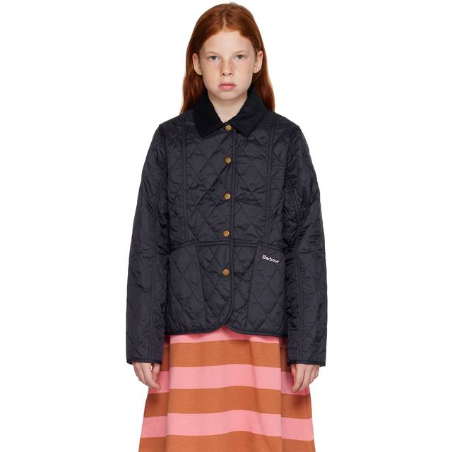 Barbour Kids Quilted Liddesdale Jacket - Navy - S