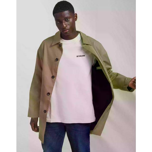 (Kelp, Large) Jack & Jones Jjecrease Mac Coat Noos-Black-X-Small