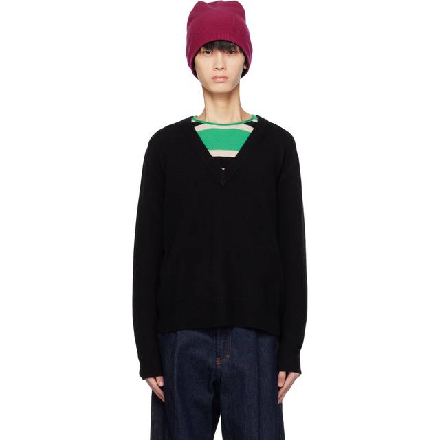 Guest in Residence Black 'The V' Sweater - Black - XL