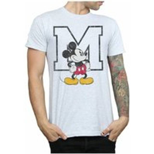 (XXL, Sports Grey) Disney Mens M Mickey Mouse T-Shirt