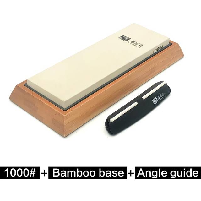 (a-1000grit set knife sharpener) TAIDEA Sharpening Stone Knife sharpener Whetstone Angle guide Kitchen knife Sharpener white Alundum Fast 240-8000grit