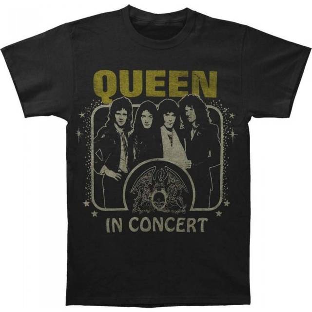 (XL, Black) Queen Unisex Adult In Concert T-Shirt