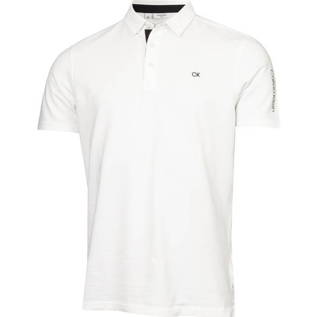 Calvin Klein Uni Polo Shirt - White White / XXXL