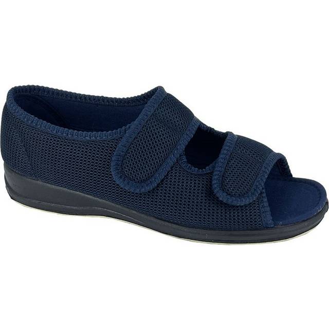 Sleepers womens/ladies betty extra wide slippers df2206