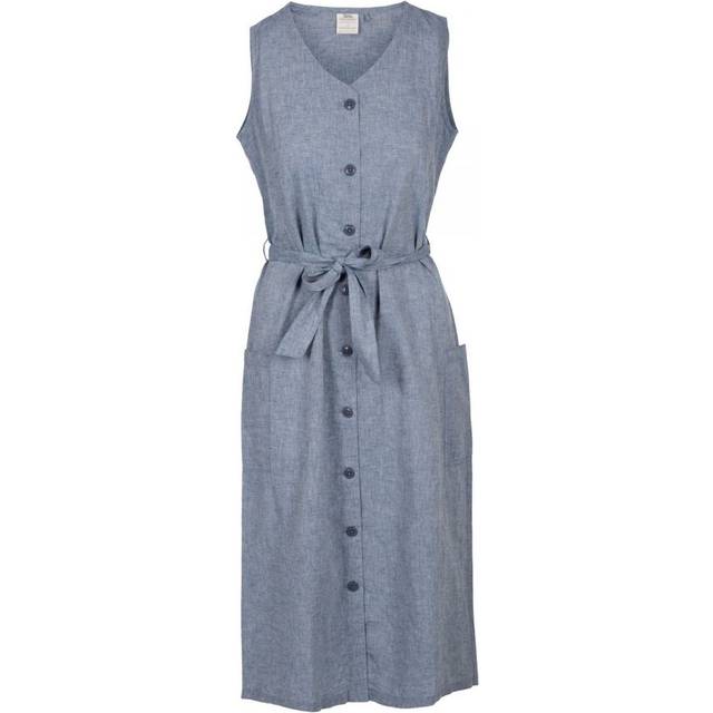 (XXS, Navy) Trespass Womens/Ladies Carol Chambray Dress