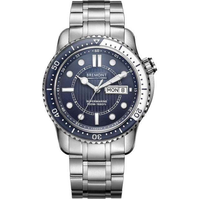 Bremont Watch Supermarine 500 Blue Bracelet - Blue