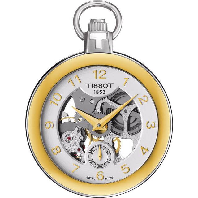 Tissot Watch Pocket Mechanical Skeleton - Silver